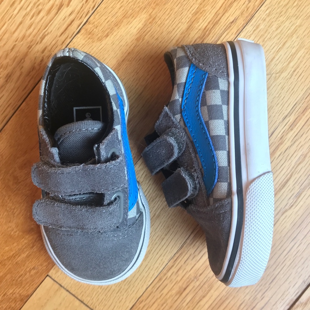 Toddler Vans Velcro shoes